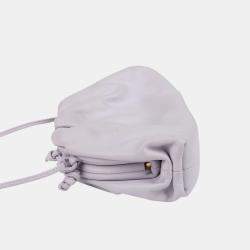 Bottega Veneta Light Violet Leather Mini Pouch Crossbody Bag