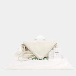 Bottega Veneta White Leather Big Belt Bag