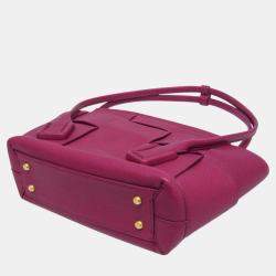 Bottega Veneta Purple Leather Mini The Arco Handbag 