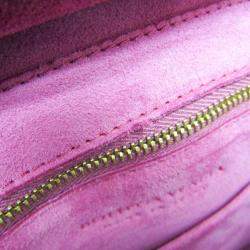 Bottega Veneta Purple Leather Mini The Arco Handbag 