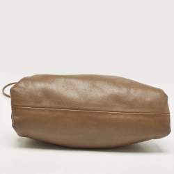 مملوكة مسبقًا Bottega Veneta Brown Leather Mini The Pouch Bag