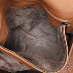 Bottega Veneta Brown Intrecciato Leather Flap Hobo