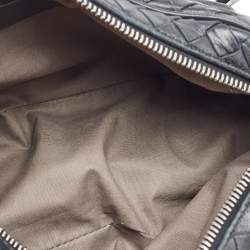 Bottega Veneta Black Intrecciato Leather Shoulder Bag