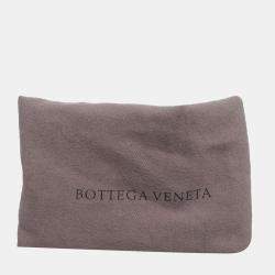 Pre Owned Bottega Veneta Maroon Leather Intrecciato Pebble Leather Shoulder Bag