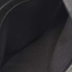 Pre Owned Bottega Veneta Black Leather Slot Messenger Bag