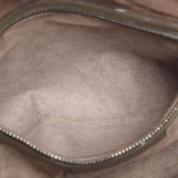 مملوكة مسبقًا Bottega Veneta Grey Intrecciato Leather Nodini Crossbody Bag