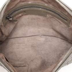 مملوكة مسبقًا Bottega Veneta Grey Intrecciato Leather Nodini Crossbody Bag