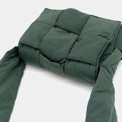 Bottega Veneta Green Nylon Padded Tech Cassette Bag