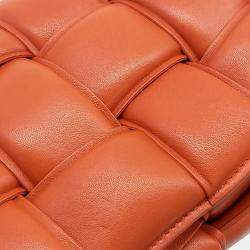 Bottega Veneta Brown Leather Padded Chain Cassette Bag