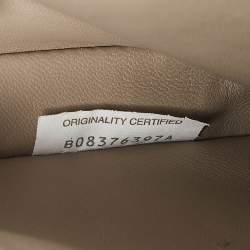 مملوكة مسبقًا حقيبة كروس بودي بوتيغا فينيتا جلد أنترشياتو بيج بسحاب مزدوج للكاميرا