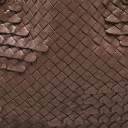 مملوكة مسبقًا Bottega Veneta Dark Brown Intrecciato Leather Cesta Tote