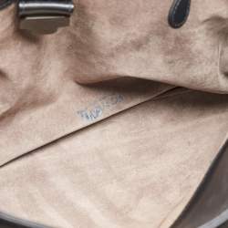Bottega Veneta Black Intrecciato Leather Roma Tote