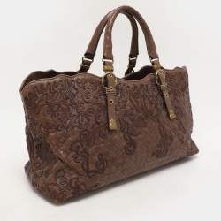 مملوكة مسبقًا Bottega Veneta Brown Intrecciato Leather Cornely Tote