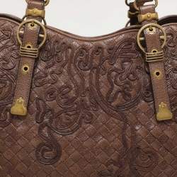 مملوكة مسبقًا Bottega Veneta Brown Intrecciato Leather Cornely Tote