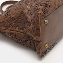 مملوكة مسبقًا Bottega Veneta Brown Intrecciato Leather Cornely Tote