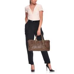 مملوكة مسبقًا Bottega Veneta Brown Intrecciato Leather Cornely Tote