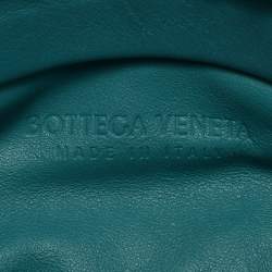 Pre Owned Bottega Veneta Blue Leather The Chain Pouch Bag