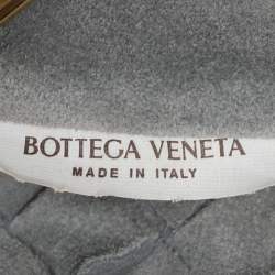 Pre Owned Bottega Veneta Grey Intrecciato Suede Mini Jodie Hobo