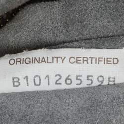 Pre Owned Bottega Veneta Grey Intrecciato Suede Mini Jodie Hobo