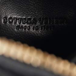 Bottega Veneta Black Intrecciato Leather Medium Bauletto Bag