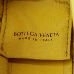 Bottega Veneta Yellow Leather Cassette Shoulder Bag