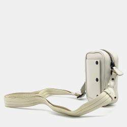 Bottega Veneta White Leather Crossbody Bag