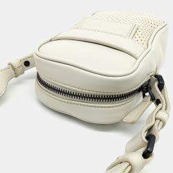 Bottega Veneta White Leather Crossbody Bag