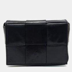 Bottega Veneta Black Leather Candy Cassette Bag
