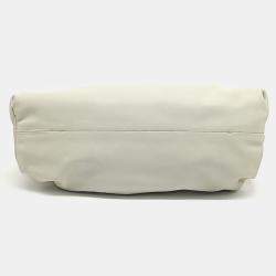 Bottega Veneta Beige Leather Chain Pouch Bag