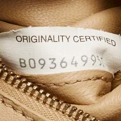 Bottega Veneta Beige Padded Leather Chain Cassette Shoulder Bag