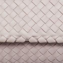 Bottega Veneta Light Lilac Intrecciato Leather Small Olimpia Shoulder Bag