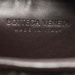 Pre Owned Bottega Veneta Dark Brown Leather Large Hop Shoulder Bag