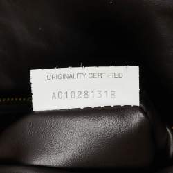 Pre Owned Bottega Veneta Dark Brown Leather Large Hop Shoulder Bag