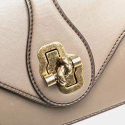 Bottega Veneta Brown French Calf City Knot Shoulder Bag