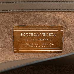 Bottega Veneta Brown French Calf City Knot Shoulder Bag