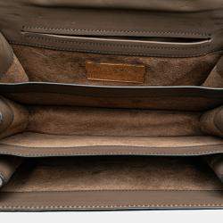 Bottega Veneta Brown French Calf City Knot Shoulder Bag
