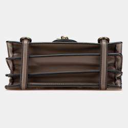 Bottega Veneta Brown French Calf City Knot Shoulder Bag