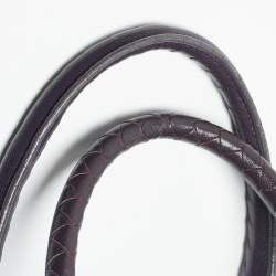 مملوكة مسبقًا Bottega Veneta Purple Intrecciato Leather Maggiore Tote