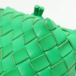Bottega Veneta Green Intrecciato Leather Mini Loop Shoulder Bag