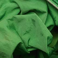 Bottega Veneta Green Jacquard Mini Double Knot Hobo