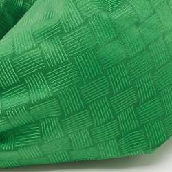 Bottega Veneta Green Jacquard Mini Double Knot Hobo