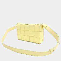 Bottega Veneta Yellow Leather Cassette Bag