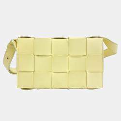 Bottega Veneta Yellow Leather Cassette Bag