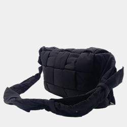 Bottega Veneta Black Nylon Padded Tech Cassette Bag