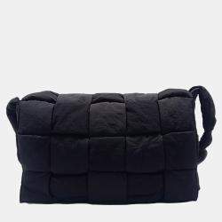 Bottega Veneta Black Nylon Padded Tech Cassette Bag
