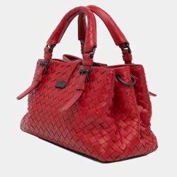 Bottega Veneta Red Small Intrecciato Roma