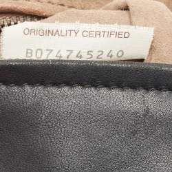 Pre Owned Bottega Veneta Black Intrecciato Leather Alumna Top Handle Bag