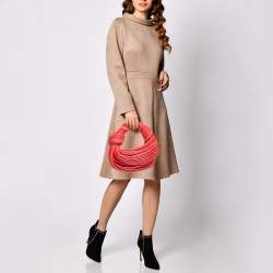 Pre Owned Bottega Veneta Red Mini Leather Tubular Jodie Hobo