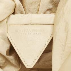 Pre Owned حقيبة كتف بوتيغا فينيتا بوينت جلد مبطن خوخي متوسطة