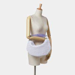 Bottega Veneta Purple Murano Glass Lambskin Intrecciato Sardine